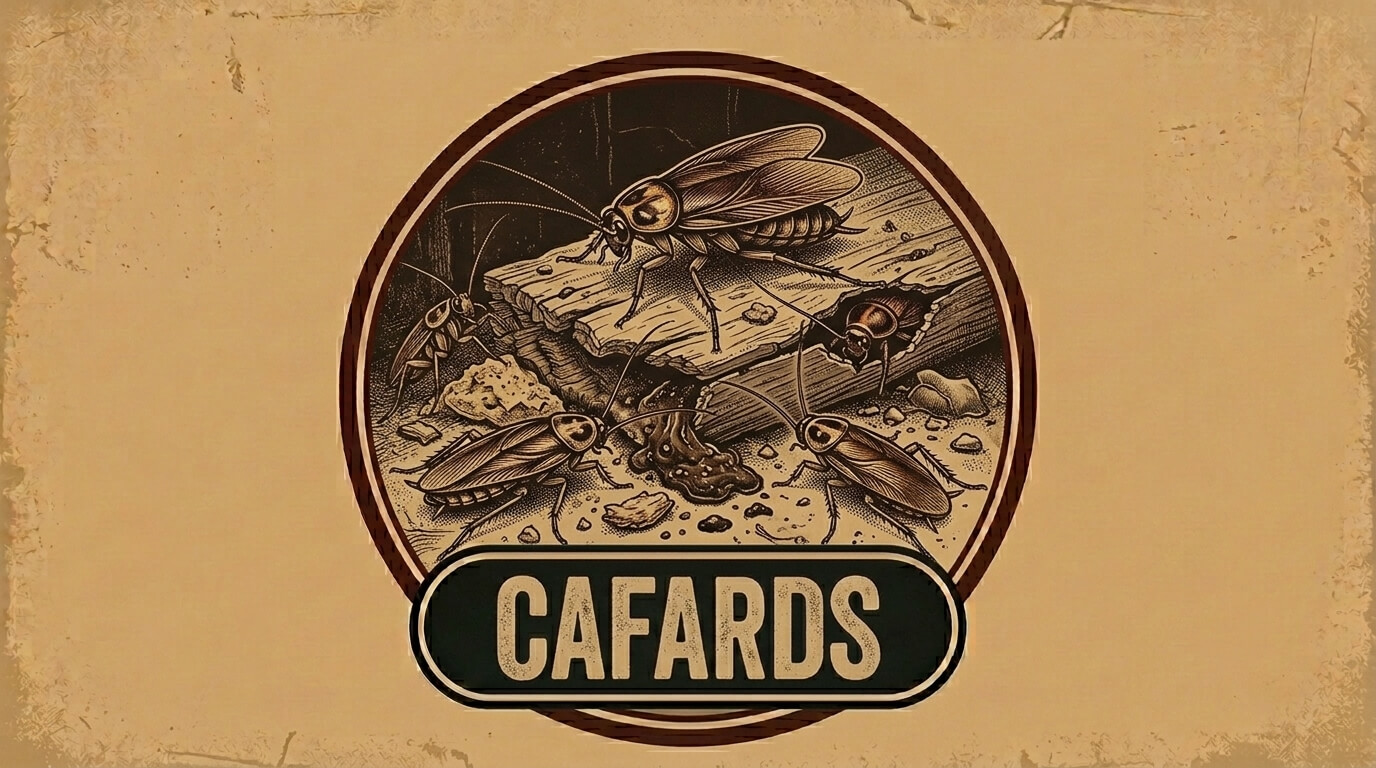 Extermination des cafards